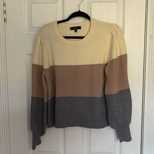 Colorblock sweater
